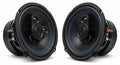 Par de Alto-Falantes 6 Polegadas Triaxial 120W RMS Automotivo Universal